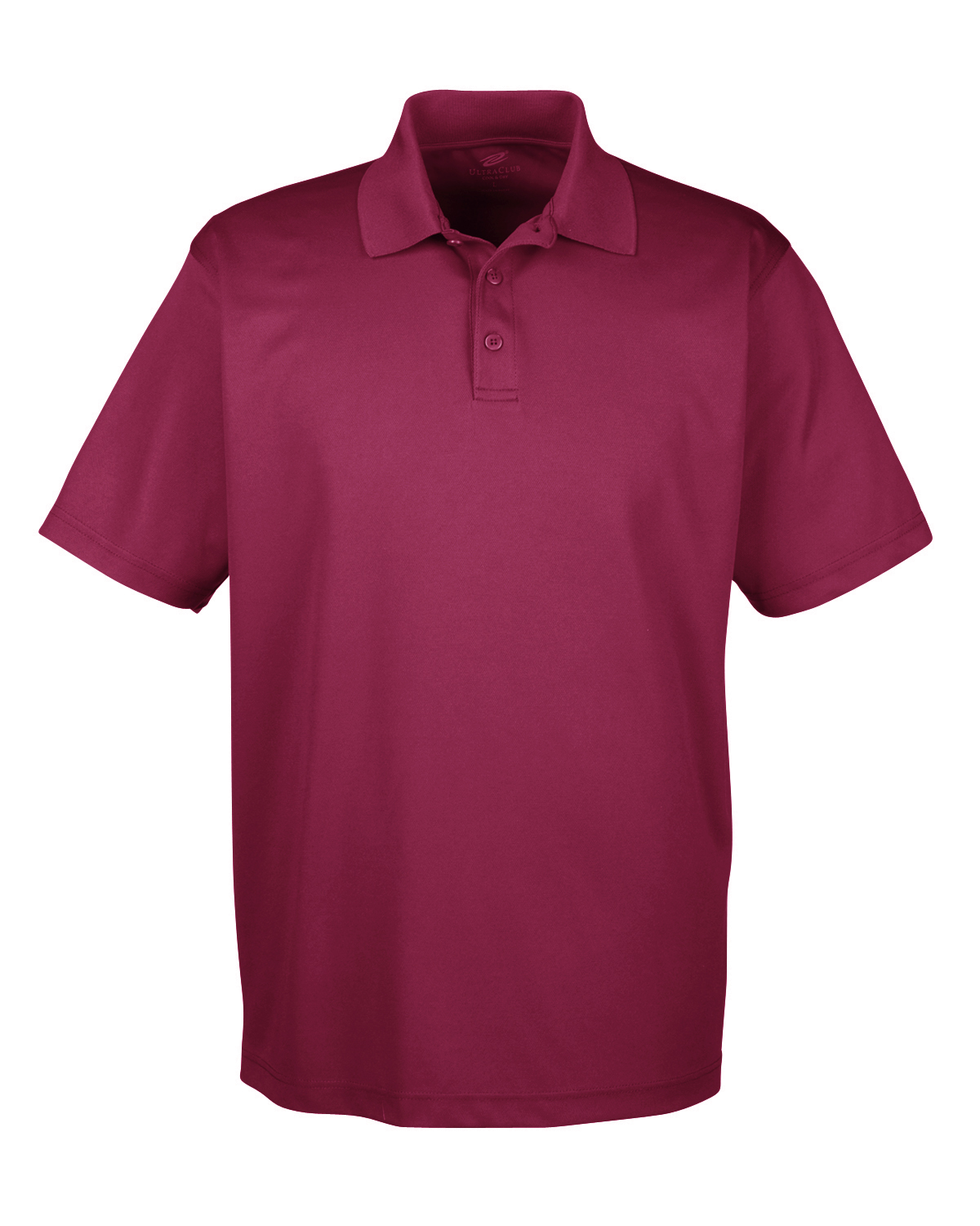 UltraClub Mens Cool & Dry Mesh Pique Polo