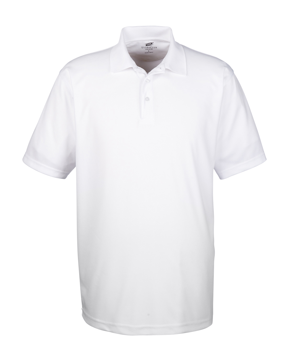 UltraClub Mens Cool & Dry Mesh Pique Polo
