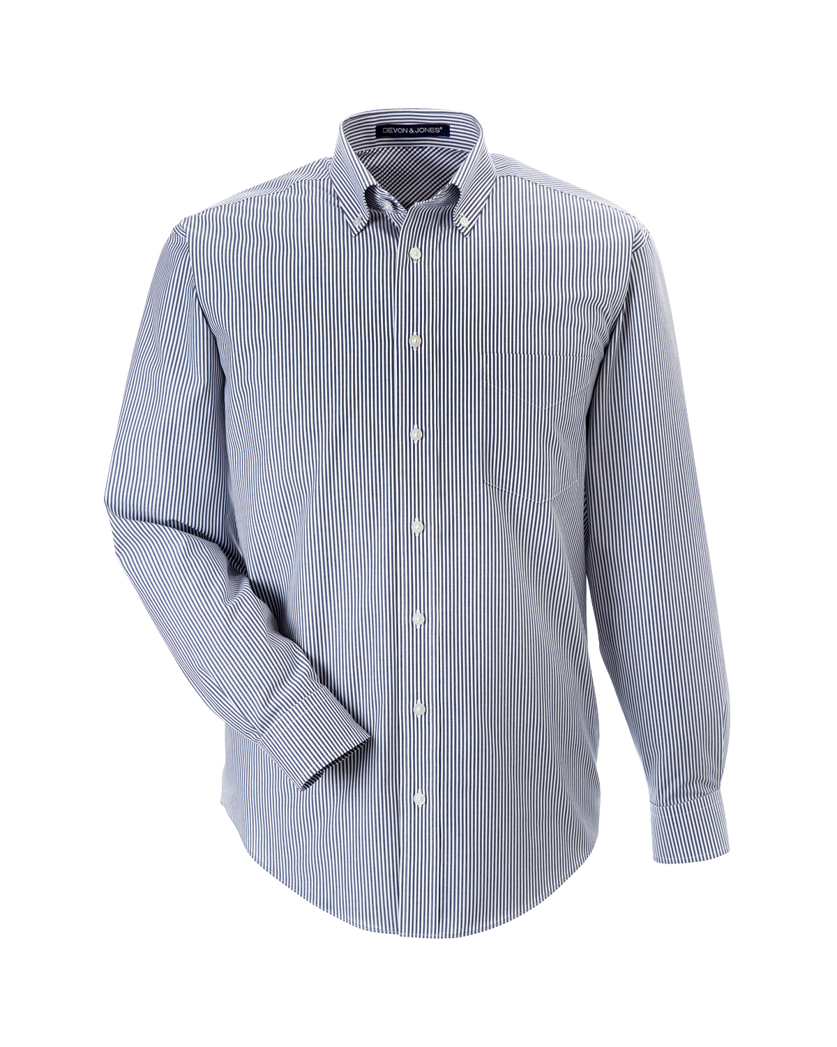 Devon & Jones Mens Crown Woven Collection Banker Stripe