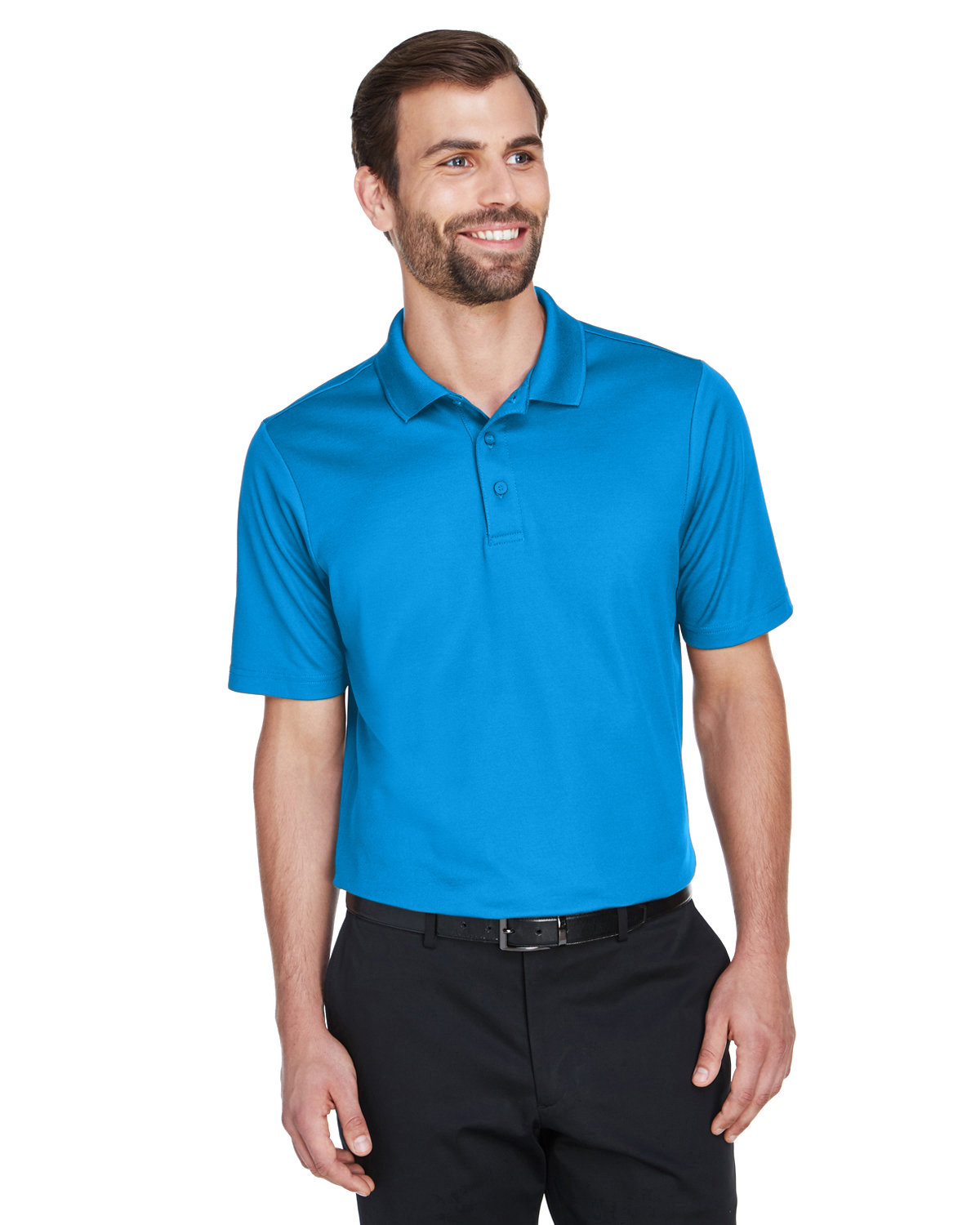Devon & Jones CrownLux Performance Men's Plaited Polo