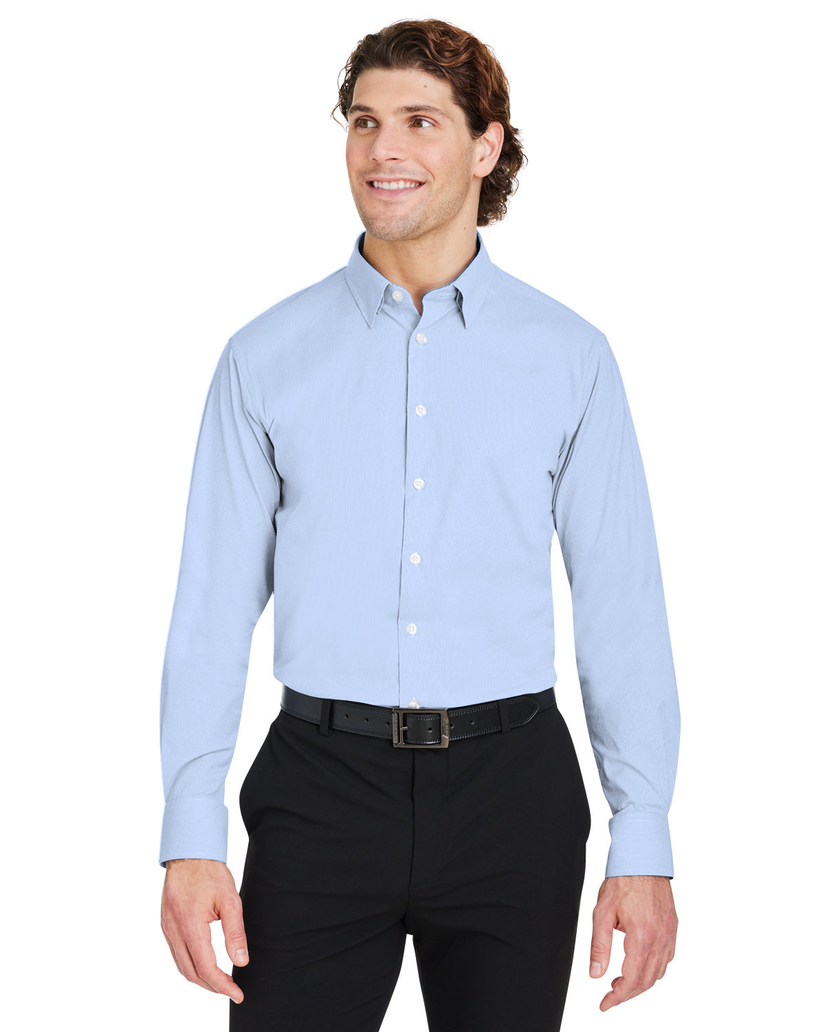 Devon & Jones Crownlux Performance® Men's Microstripe Shirt