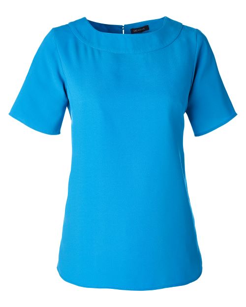 Devon & Jones Ladies' Perfect Fit Boat-Neck Blouse CLOSEOUT