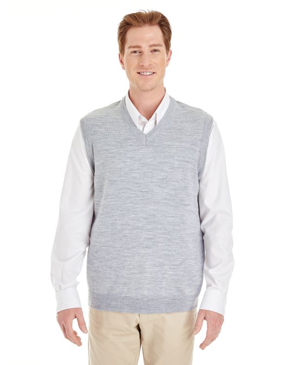 Harriton Men's Pilbloc V-Neck Sweater Vest