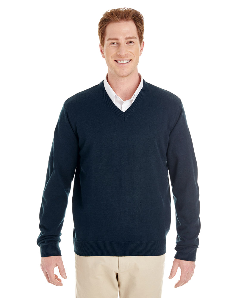 Harriton Mens Pilbloc V-Neck Sweater