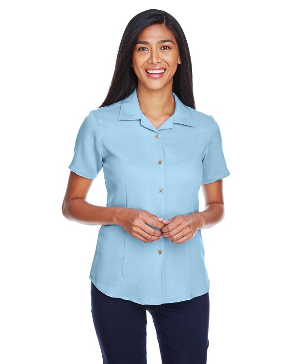Harriton Ladies Bahama Cord Camp Shirt