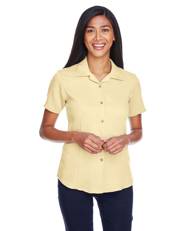 Harriton Ladies Bahama Cord Camp Shirt