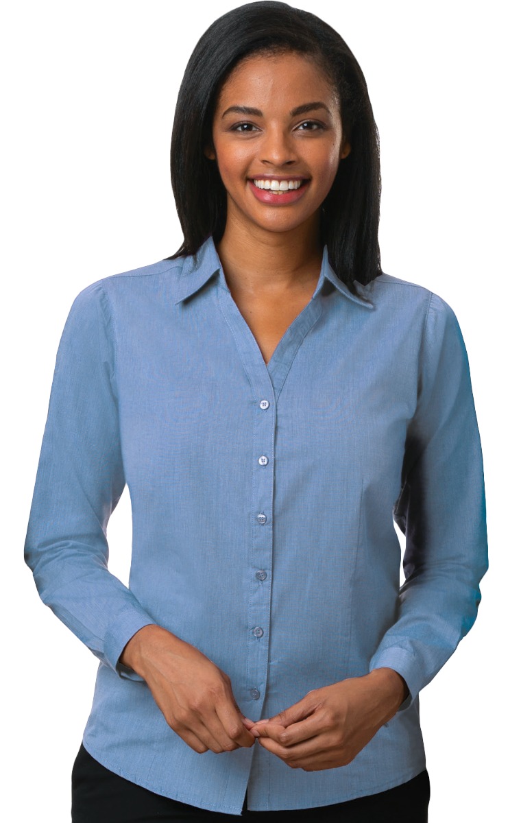 Untucked Shirts-Ladies Crossweave