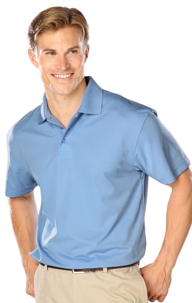 Mens Snag Resistant Wicking Short Sleeve Polo