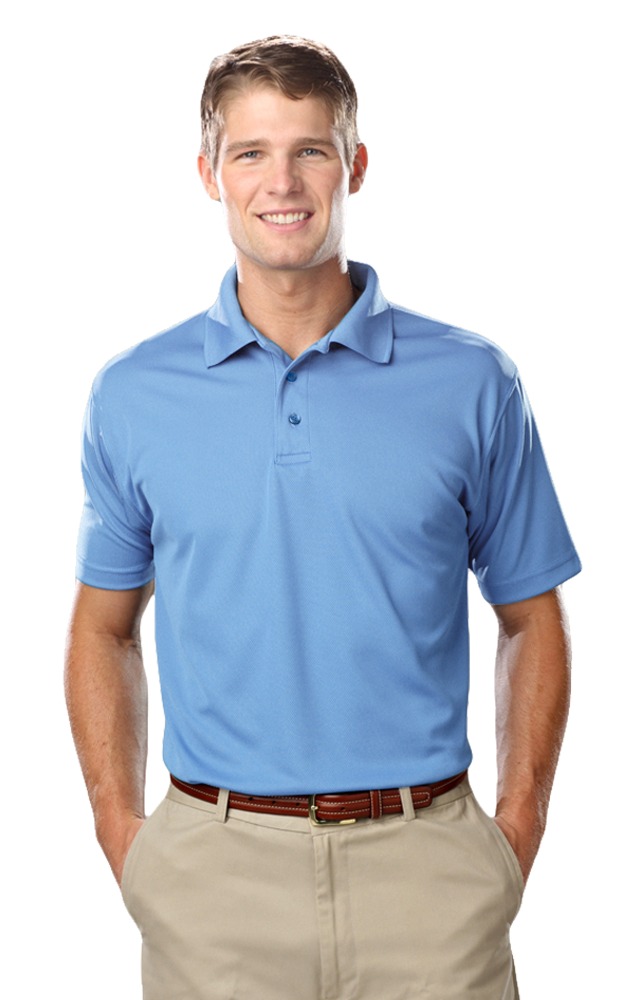 Mens Value Wicking Short Sleeve Polo