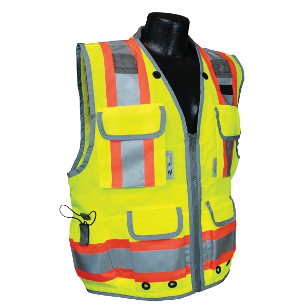 Heavy Duty Two-Tone Engineer Vest