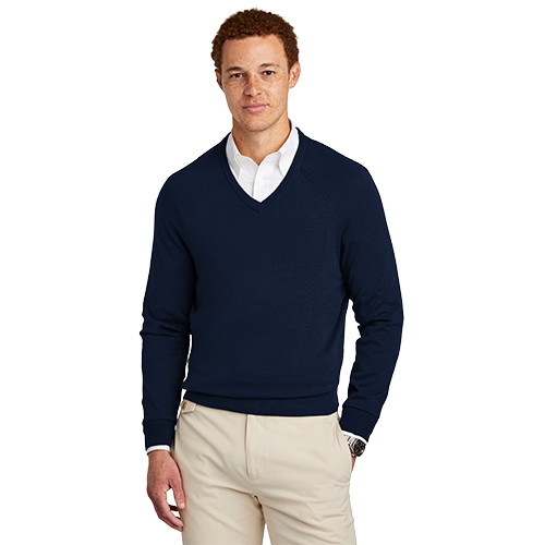 Brooks Brothers® Cotton Stretch V-Neck Sweater