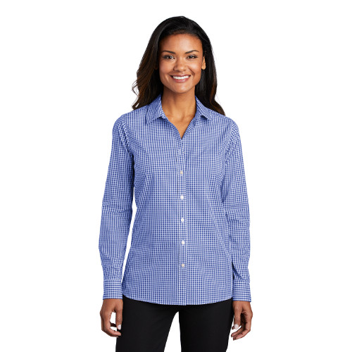 Port Authority Ladies Broadcloth Gingham Easy Care Shirt