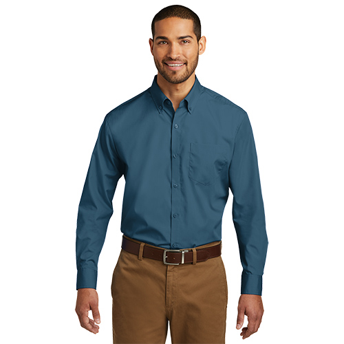 Port Authority® Long Sleeve Carefree Poplin Shirt