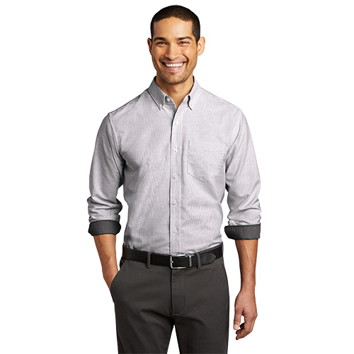 Port Authority® SuperPro Oxford Stripe Shirt