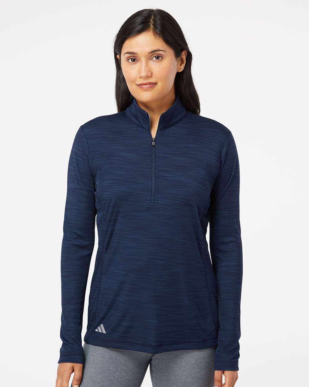 Adidas - Women's Lightweight Mélange Quarter-Zip Pullover 