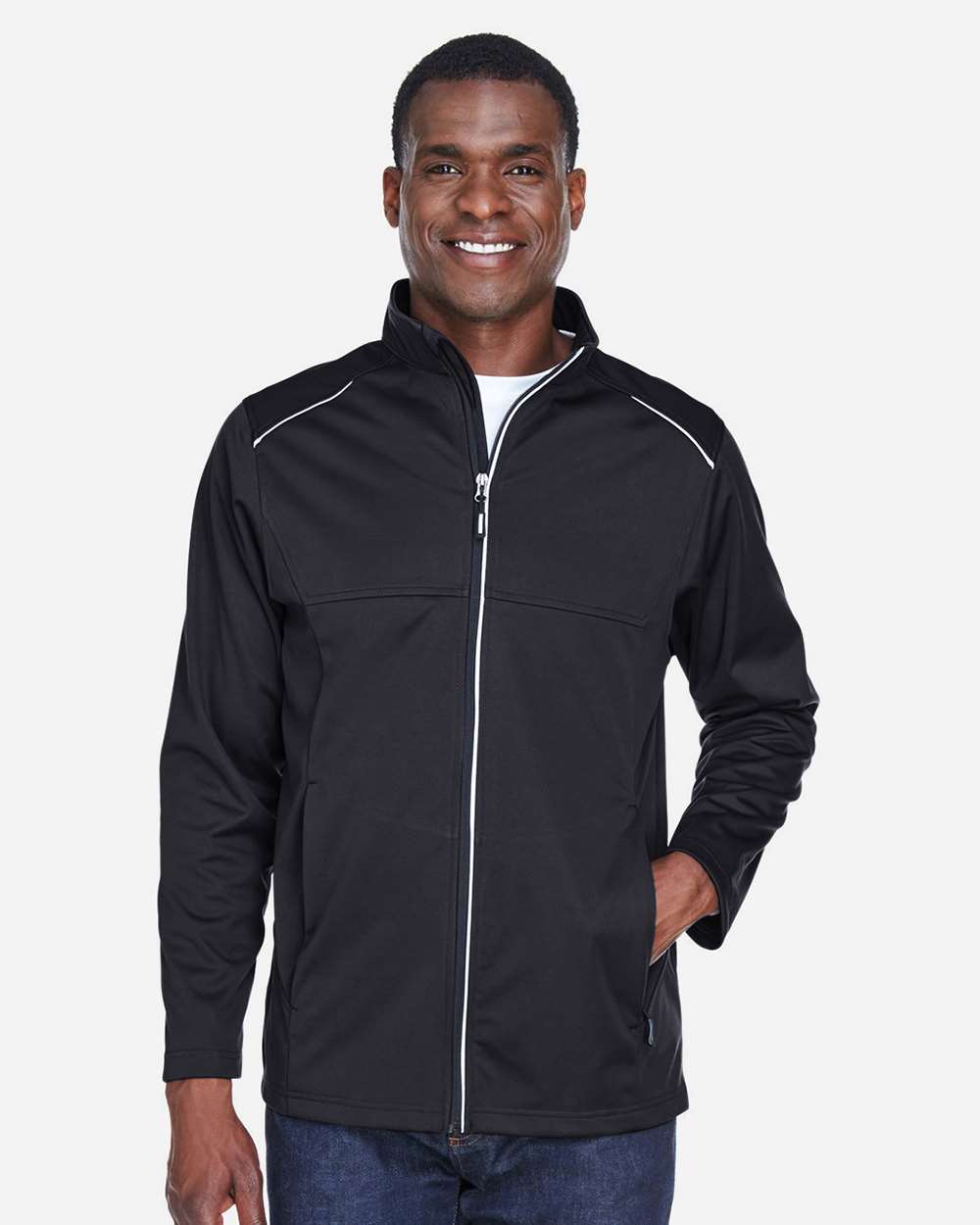 Mens Tall Techno Lite Three-Layer Knit Tech-Shell