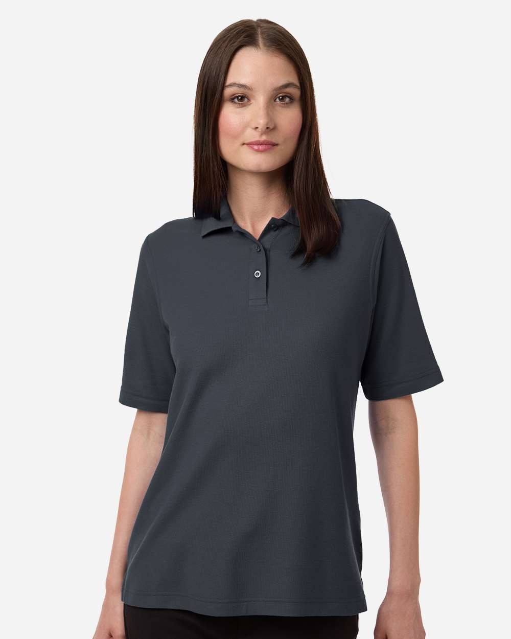 Harriton Ladies Maverick CVC Pique Polo